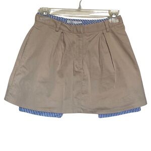 Anthropologie Striped Shirt Flap Accent Skirt